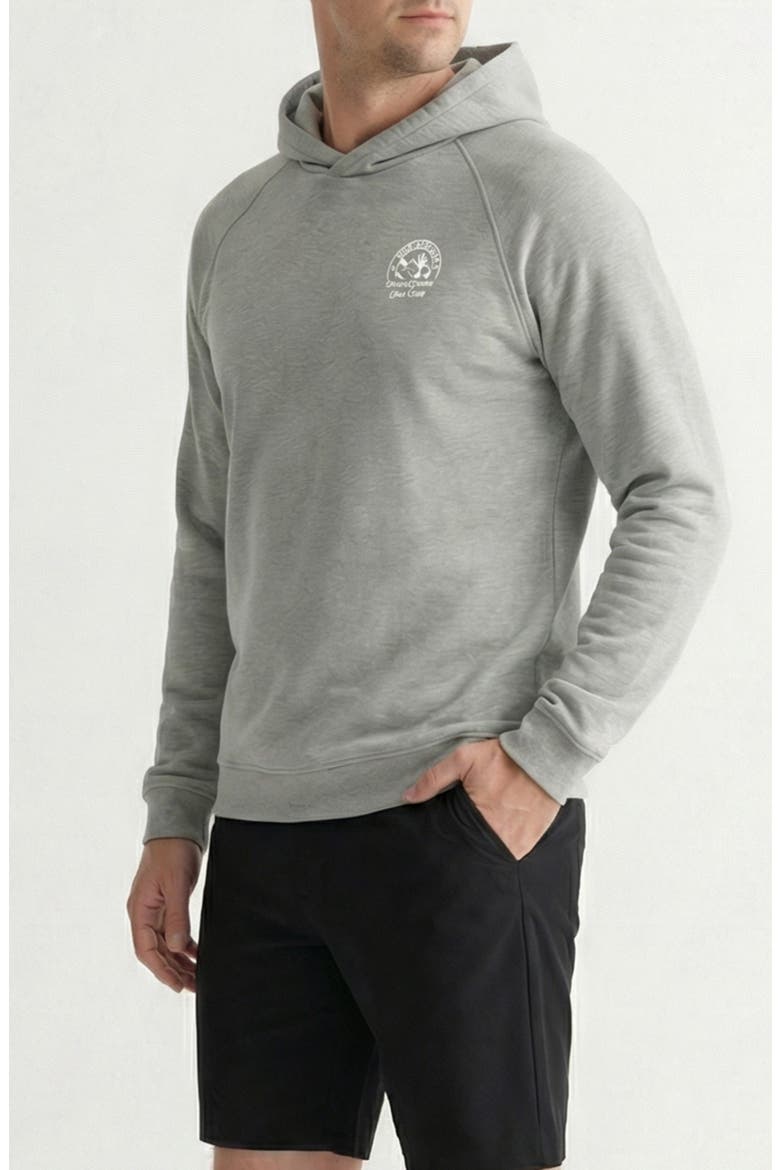Neoprene Golf Hoodie, Alternate, color, LIGHT GREY