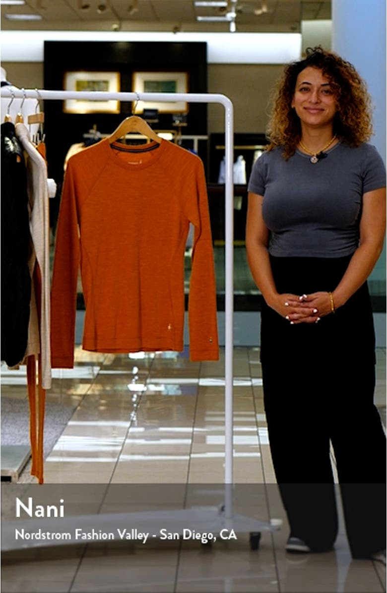Classic Thermal Long Sleeve Merino Wool Base Layer T-Shirt, sales video thumbnail
