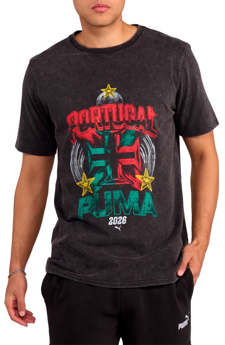 PUMA Fanpack '90s Bespoke Portugal Cotton Graphic T-Shirt, Main, color, 