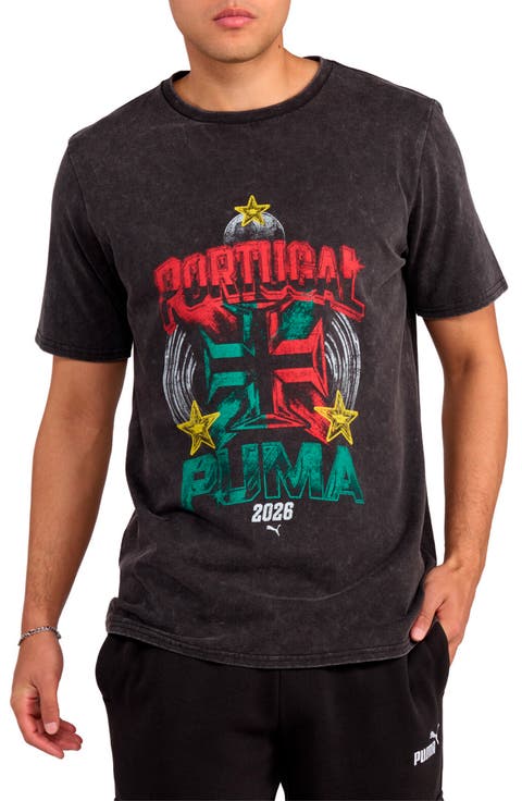 Fanpack '90s Bespoke Portugal Cotton Graphic T-Shirt