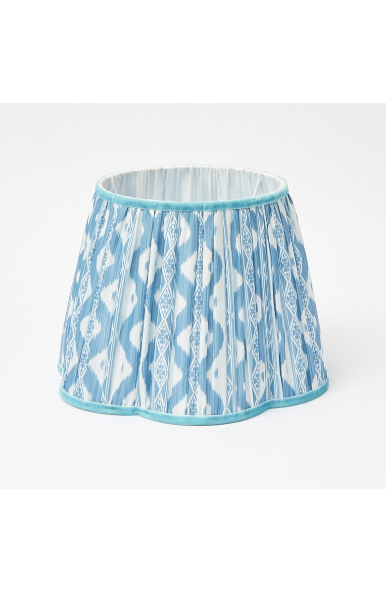 Mrs. Alice Ikat Lampshade, Main, color, Blue