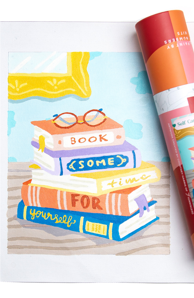 Pink Picasso Kits Book Some Time For Yourself Paint by Numbers Kit, Alternate, color, Pink