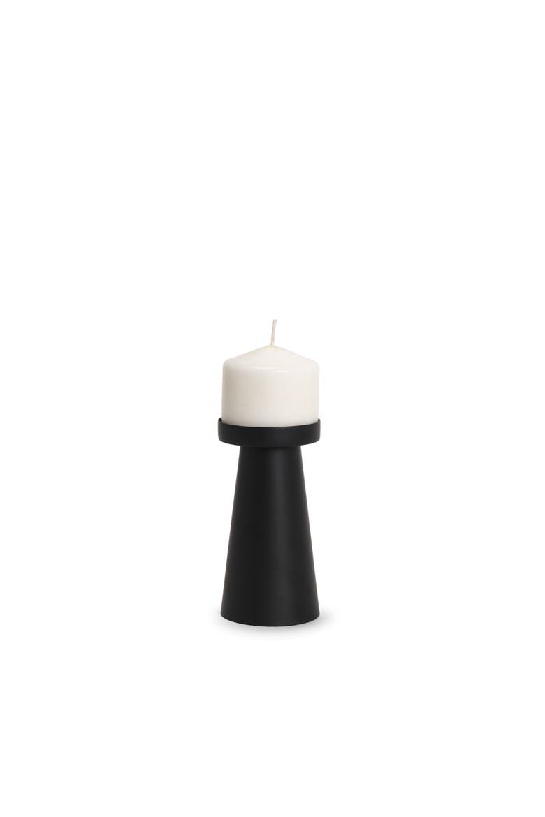 Quadir Metal Candle Holder, Main, color, Black