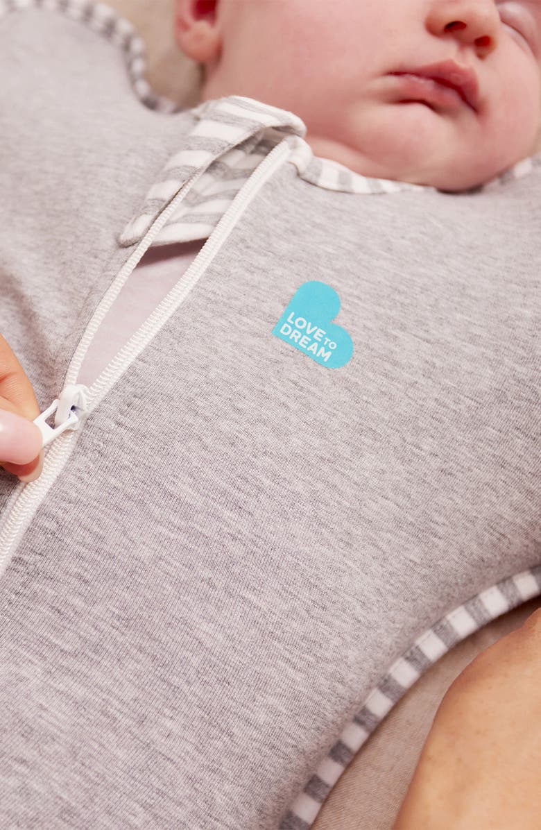 LOVE TO DREAM Swaddle Up<sup>™</sup> 1.0 TOG Stretch Organic Cotton Swaddle, Alternate, color, Cream