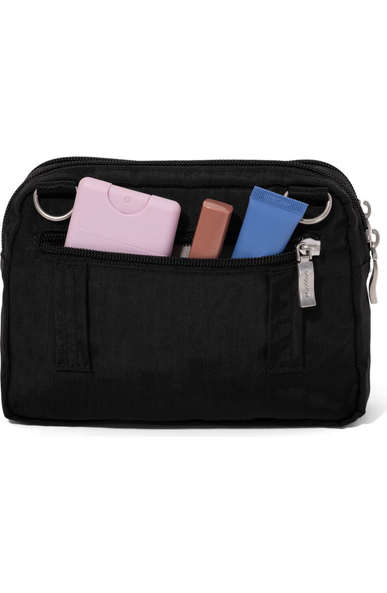 BAGGALLINI Trifecta Crossbody EMF Blocking Pocket, Alternate, color, Black
