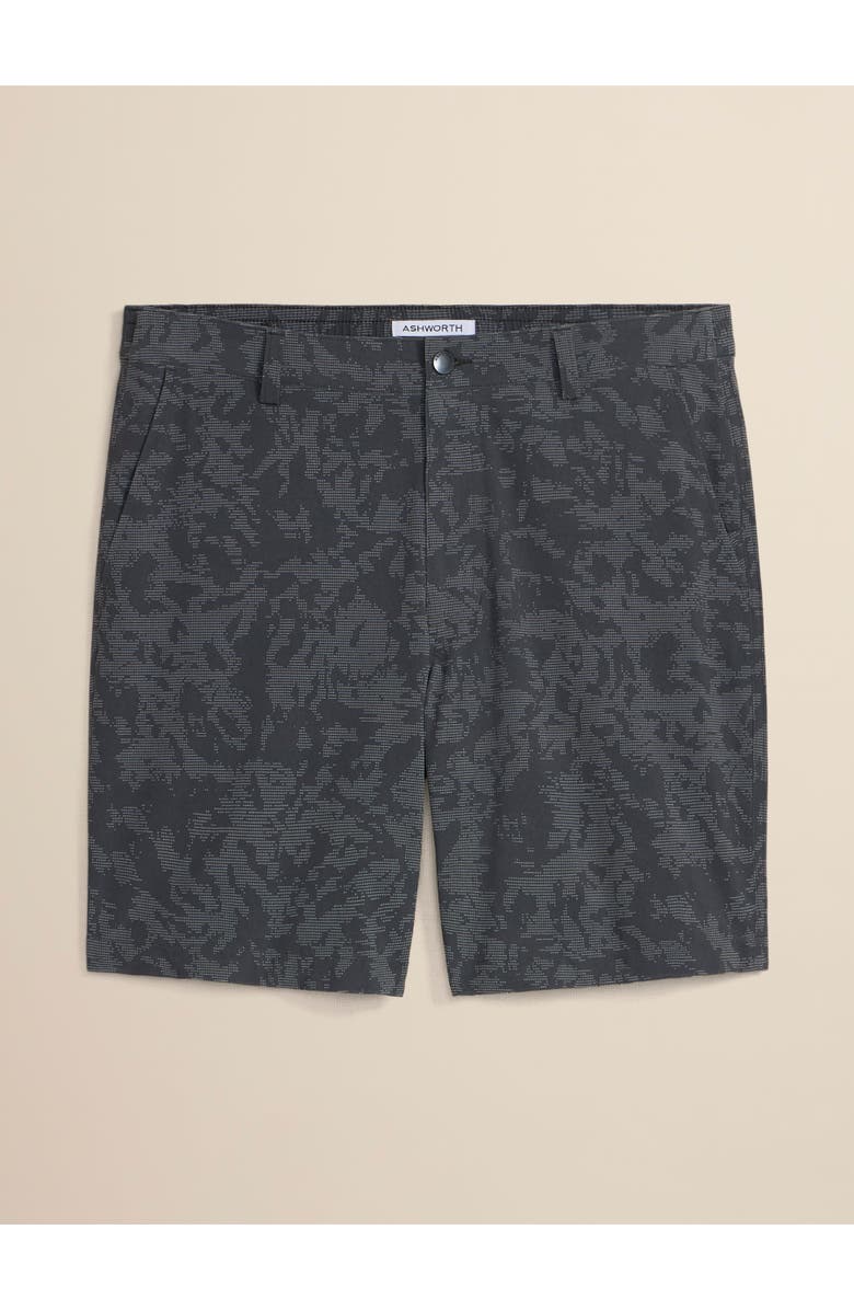 ASHWORTH GOLF Oslo Printed Short, Main, color, Asphalt
