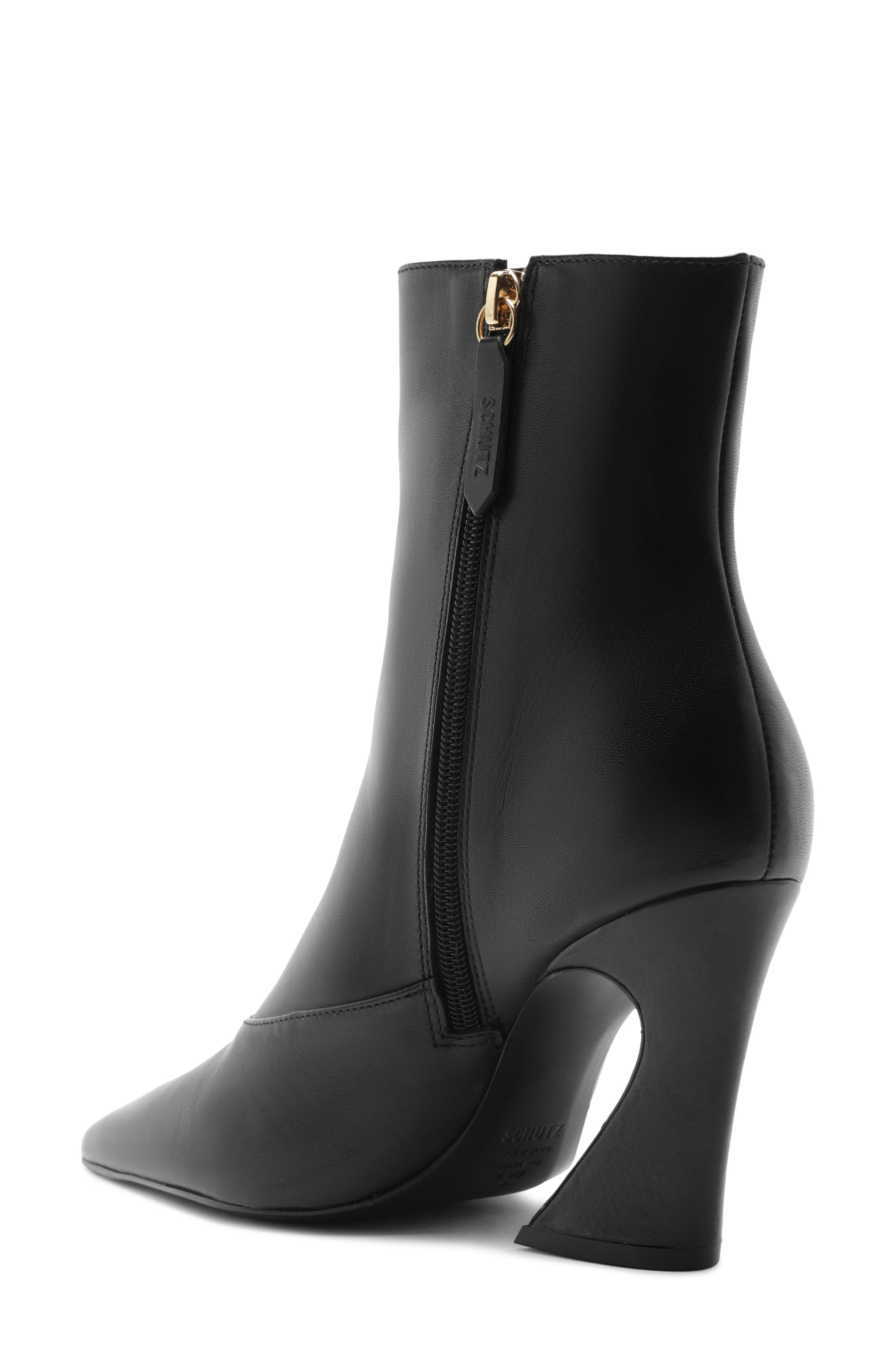 Lexi Mid Bootie, Alternate, color, BLACK