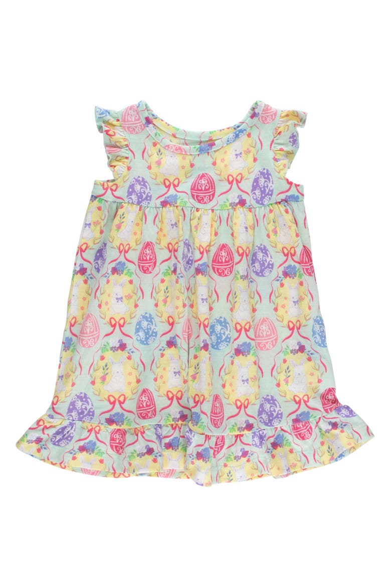 Flutter Pajama Night Gown, Main, color, Bunnies in Bloom