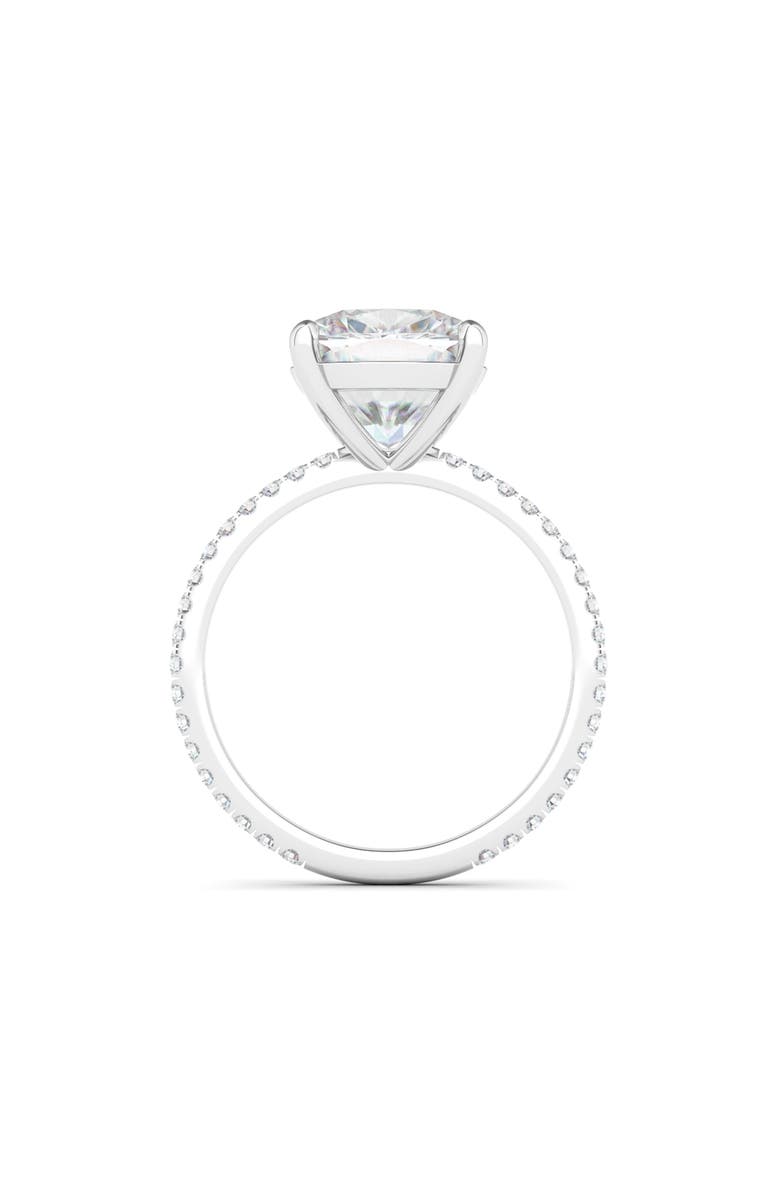 Everyday By HauteCarat 18K White Gold Cushion Cut Lab Created Diamond Engagement Ring, Alternate, color, 