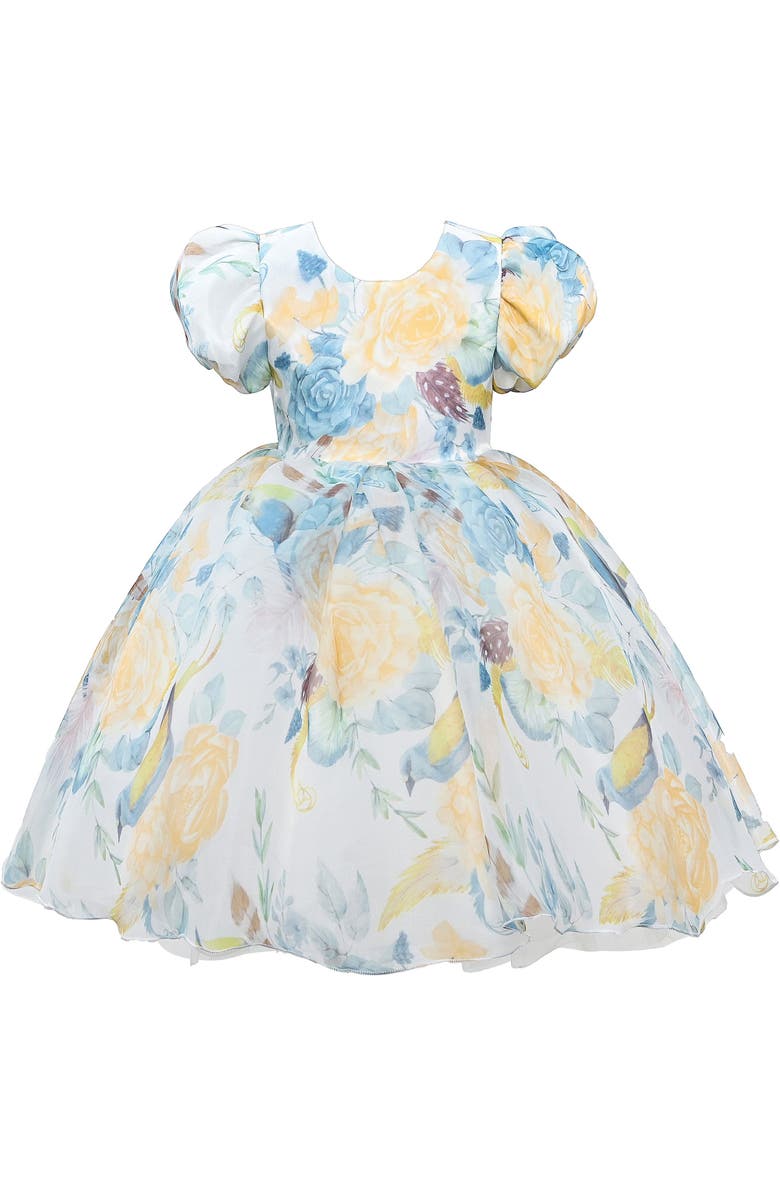 Tulleen Chablis Dress, Alternate, color, Blue