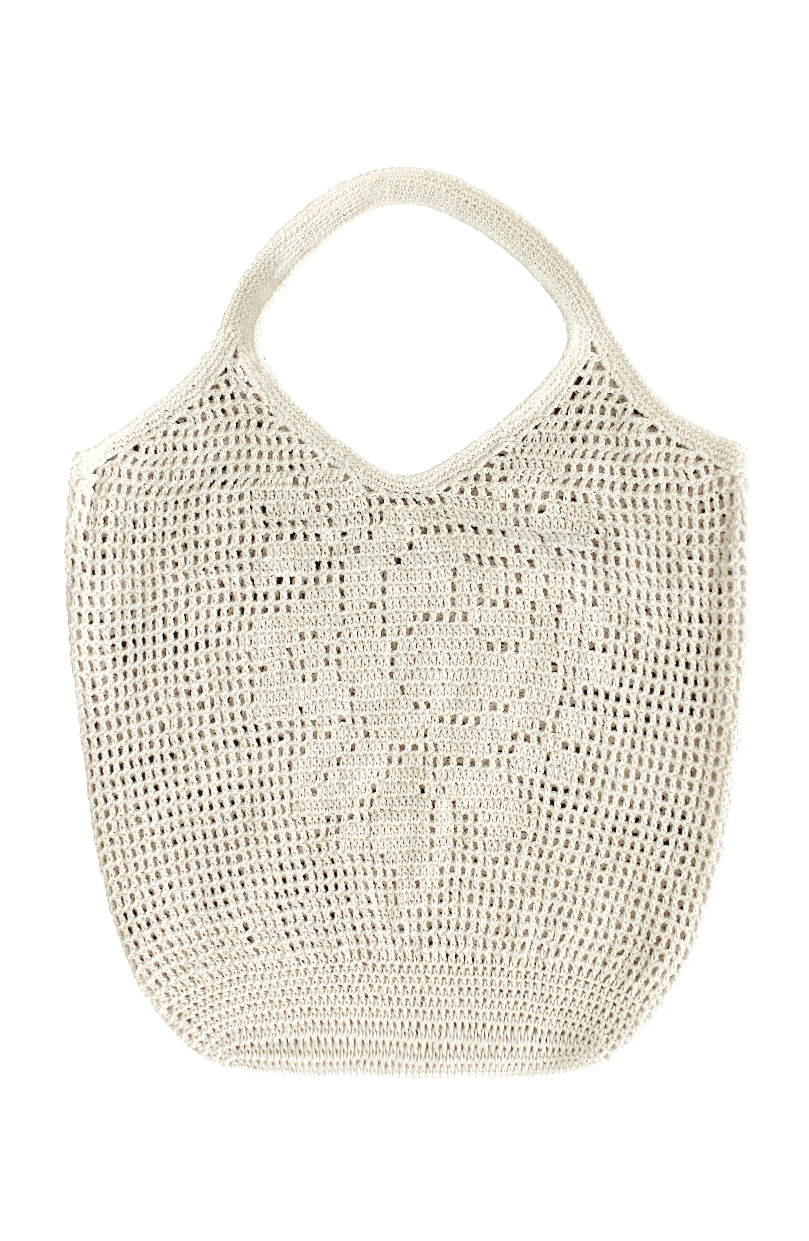 BRUNNA.CO The Vera Handwoven Crochet Tote, Main, color, Off White