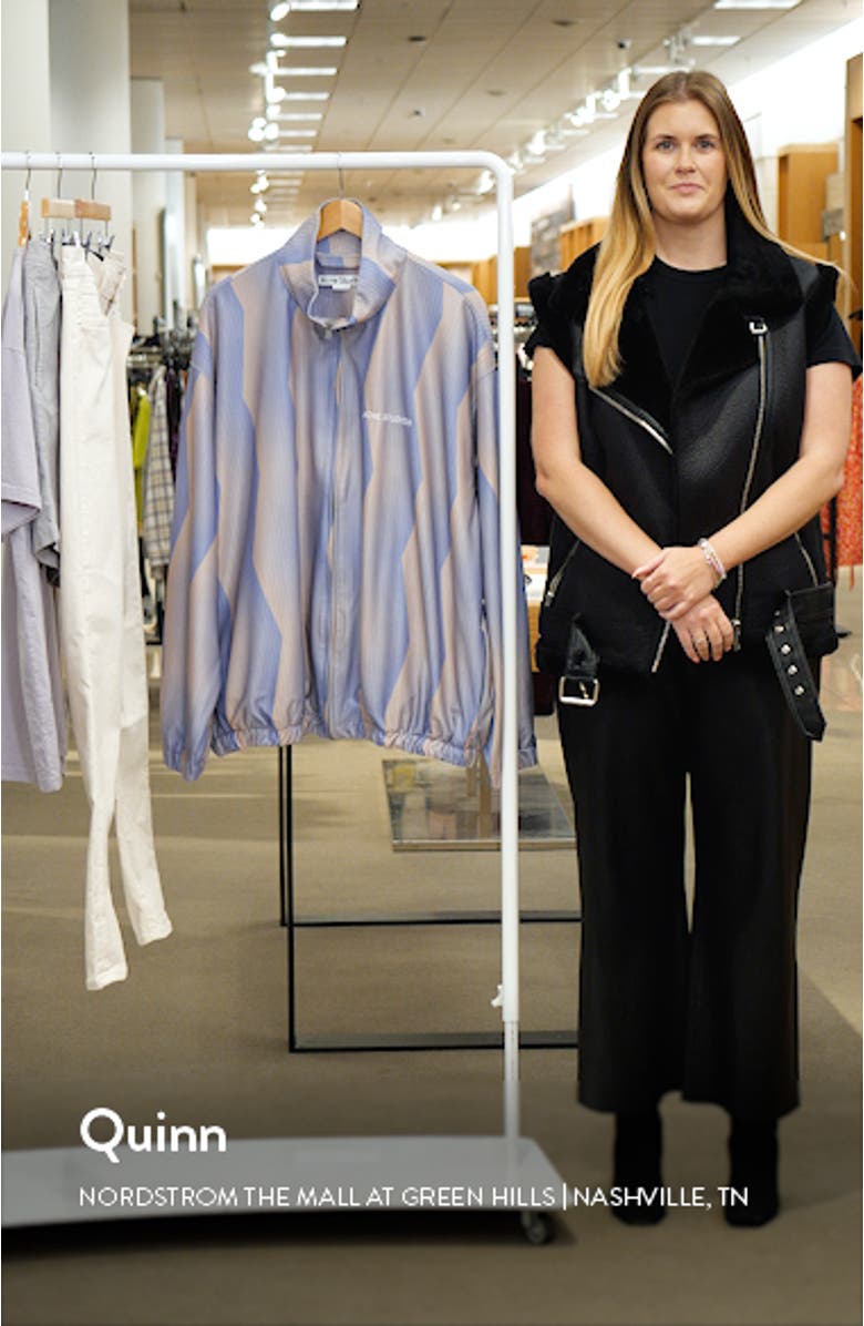 Sublimation Stripe Nylon Stretch Jacquard Jacket, sales video thumbnail