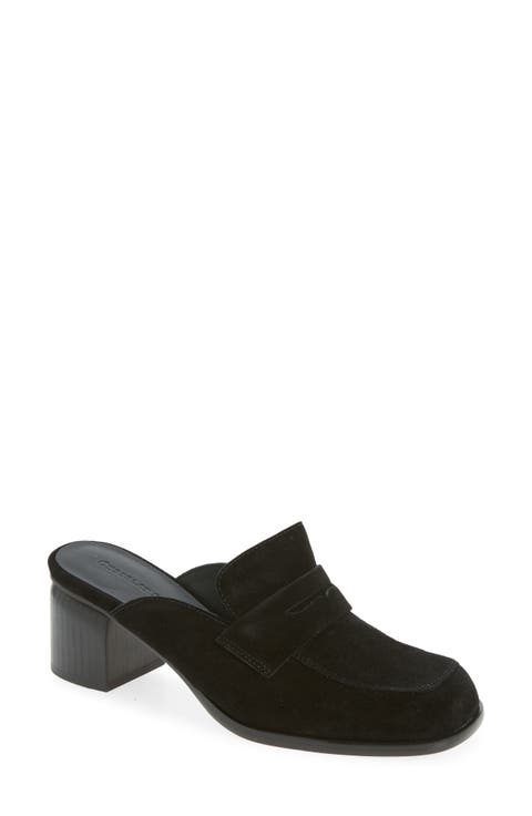 Dalida Heeled Loafer Mule