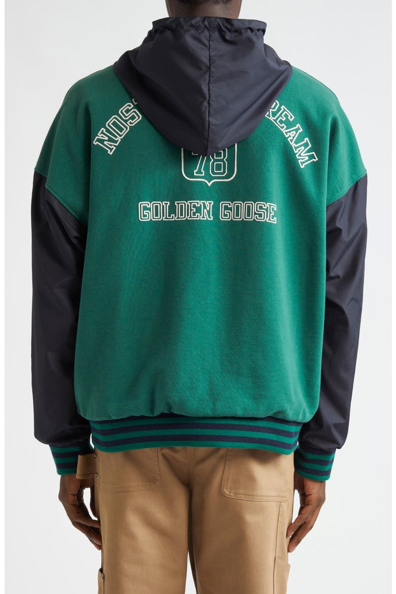 Gender Inclusive Reversible Full Zip Hoodie, Alternate, color, HUNTER GREEN/ SKY CAPTAIN