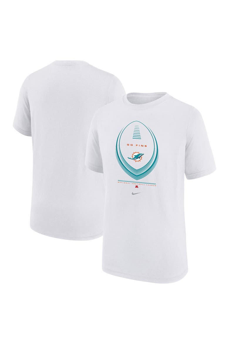 Youth Nike  White Miami Dolphins Icon Legend Dri-FIT T-Shirt, Main, color, White