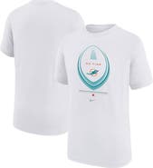 Nike Youth Nike White Miami Dolphins Icon Legend Dri-FIT T-Shirt