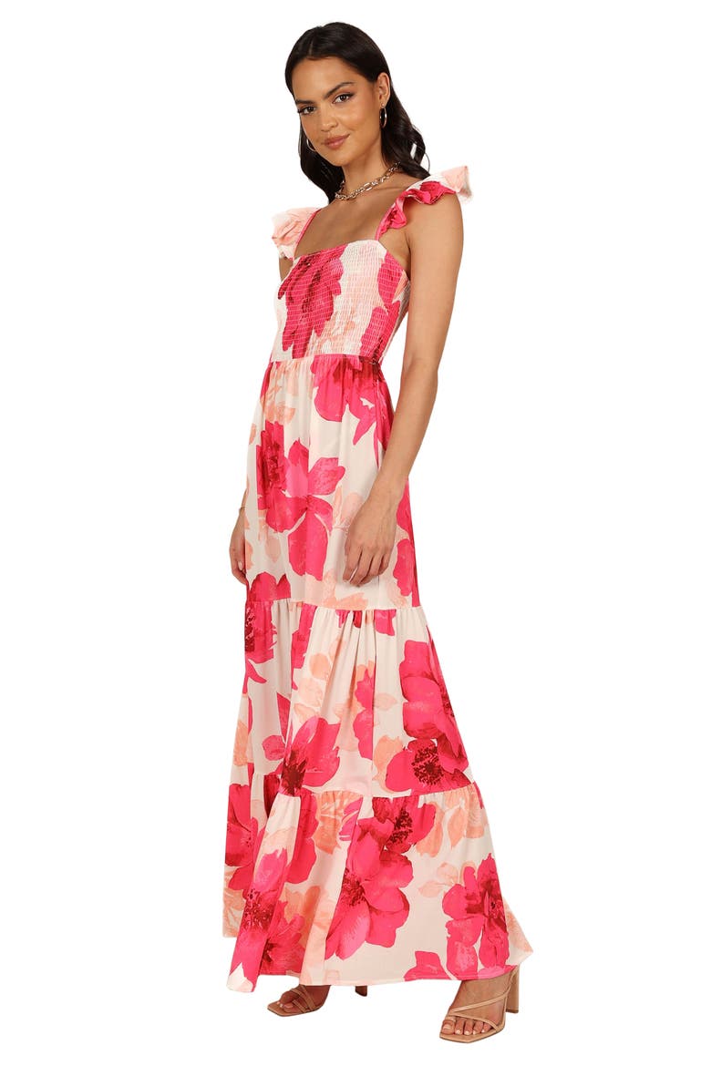 Tilly Floral Maxi Sundress, Alternate, color, PINK