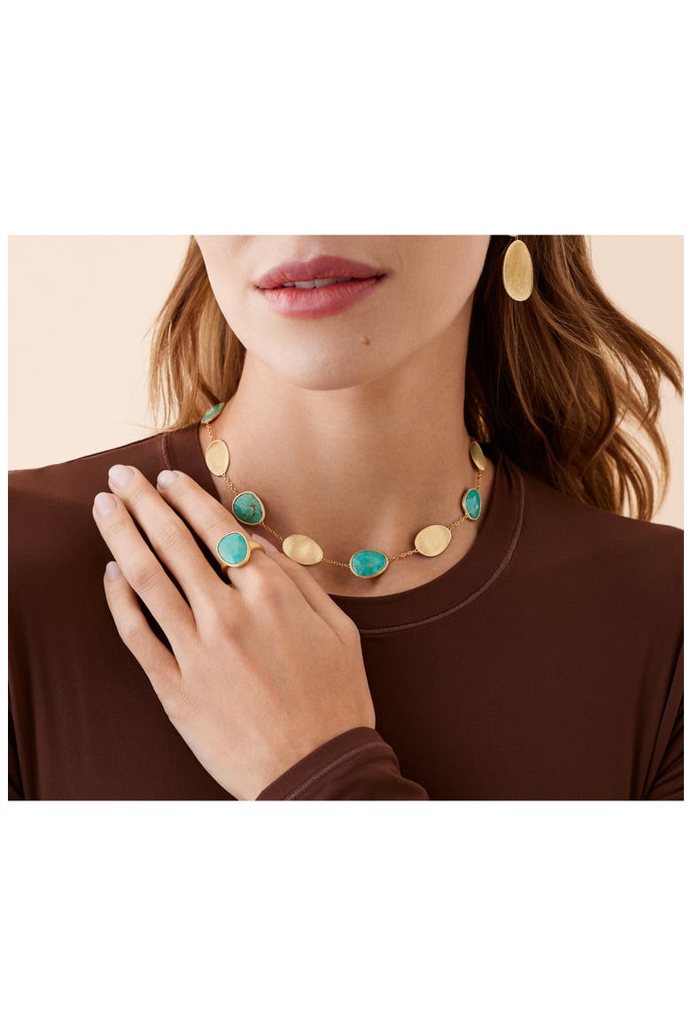 Lunaria Cocktail Ring, Alternate, color, 18K YELLOW GOLD/ TURQUOISE