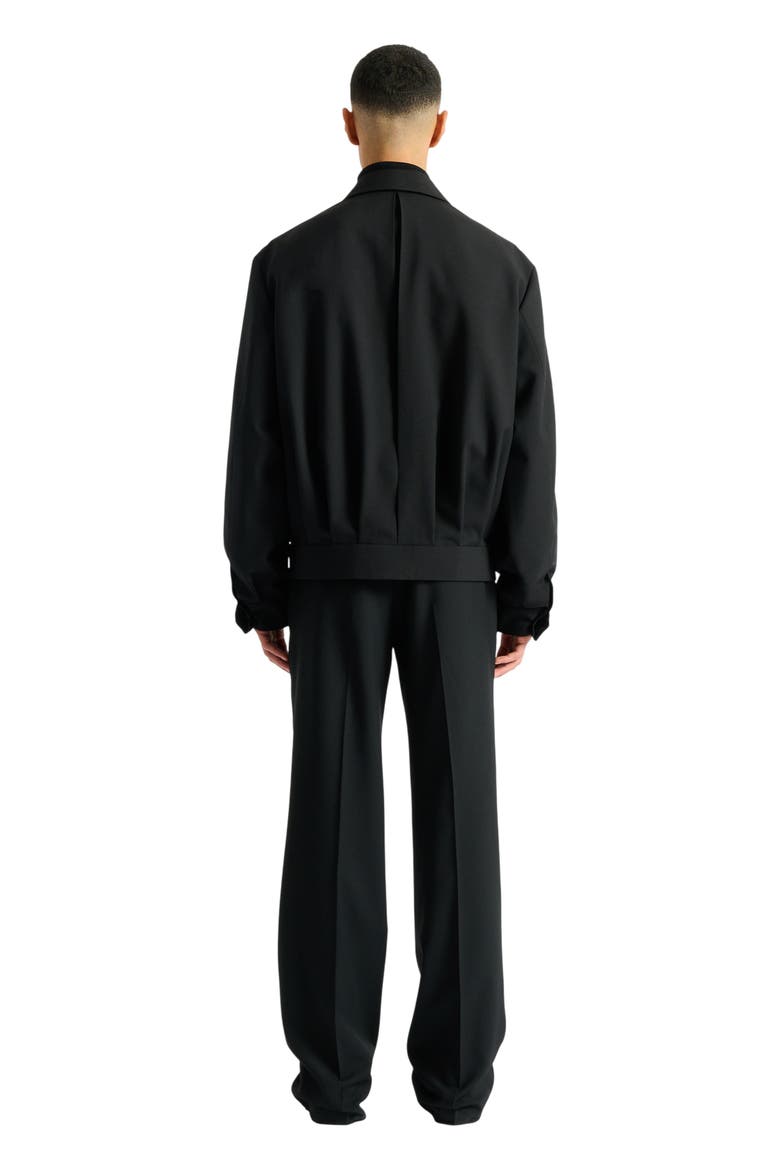 Wool 2-Button Jacket, Alternate, color, black