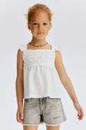 H&M Ruffle-trimmed Cotton Top