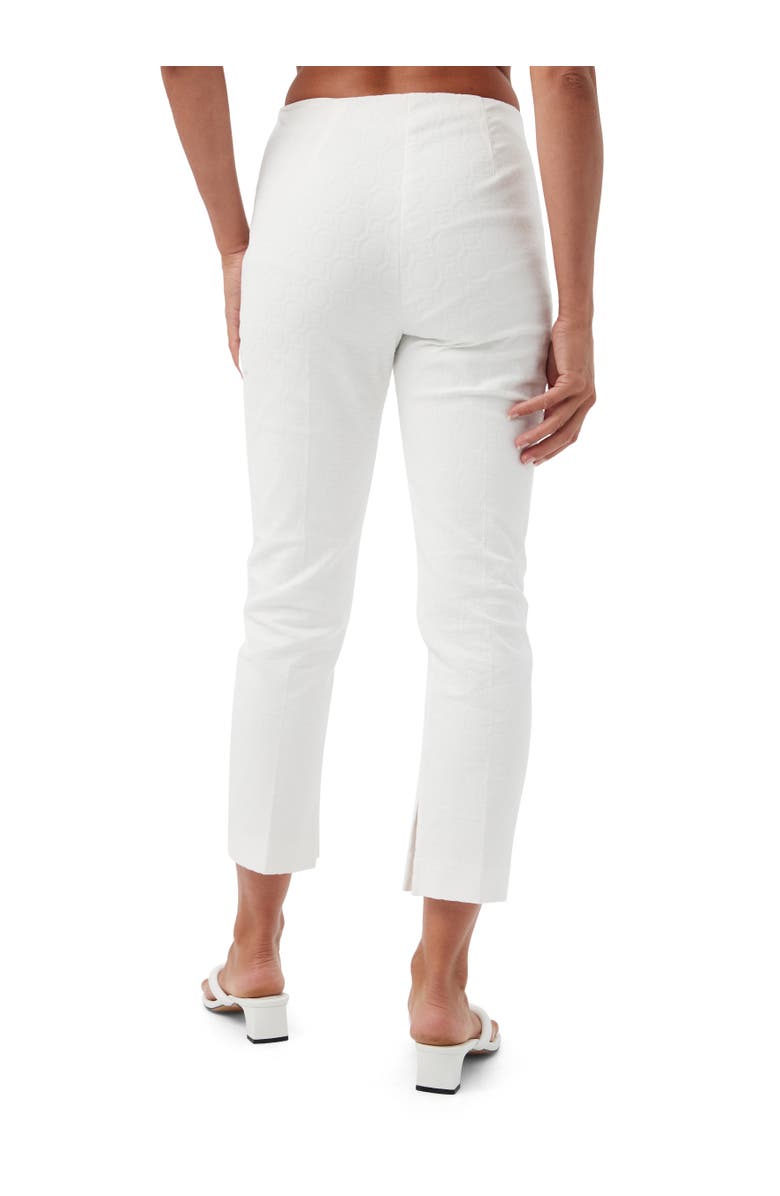 Trina Turk Textured Cotton Straight Leg Pop Pant, Alternate, color, 