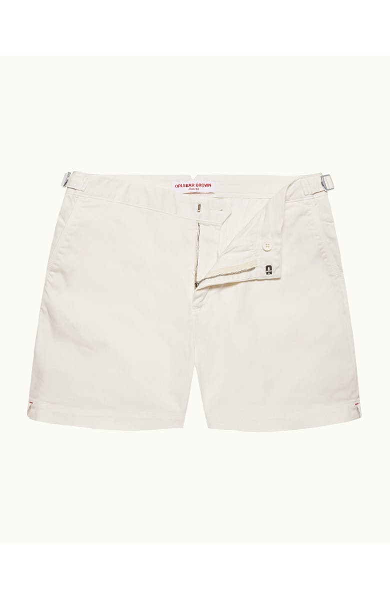 Orlebar Brown Bulldog Stretch-Cotton Mid-Length Stretch-Cotton Shorts, Alternate, color, Sea Mist