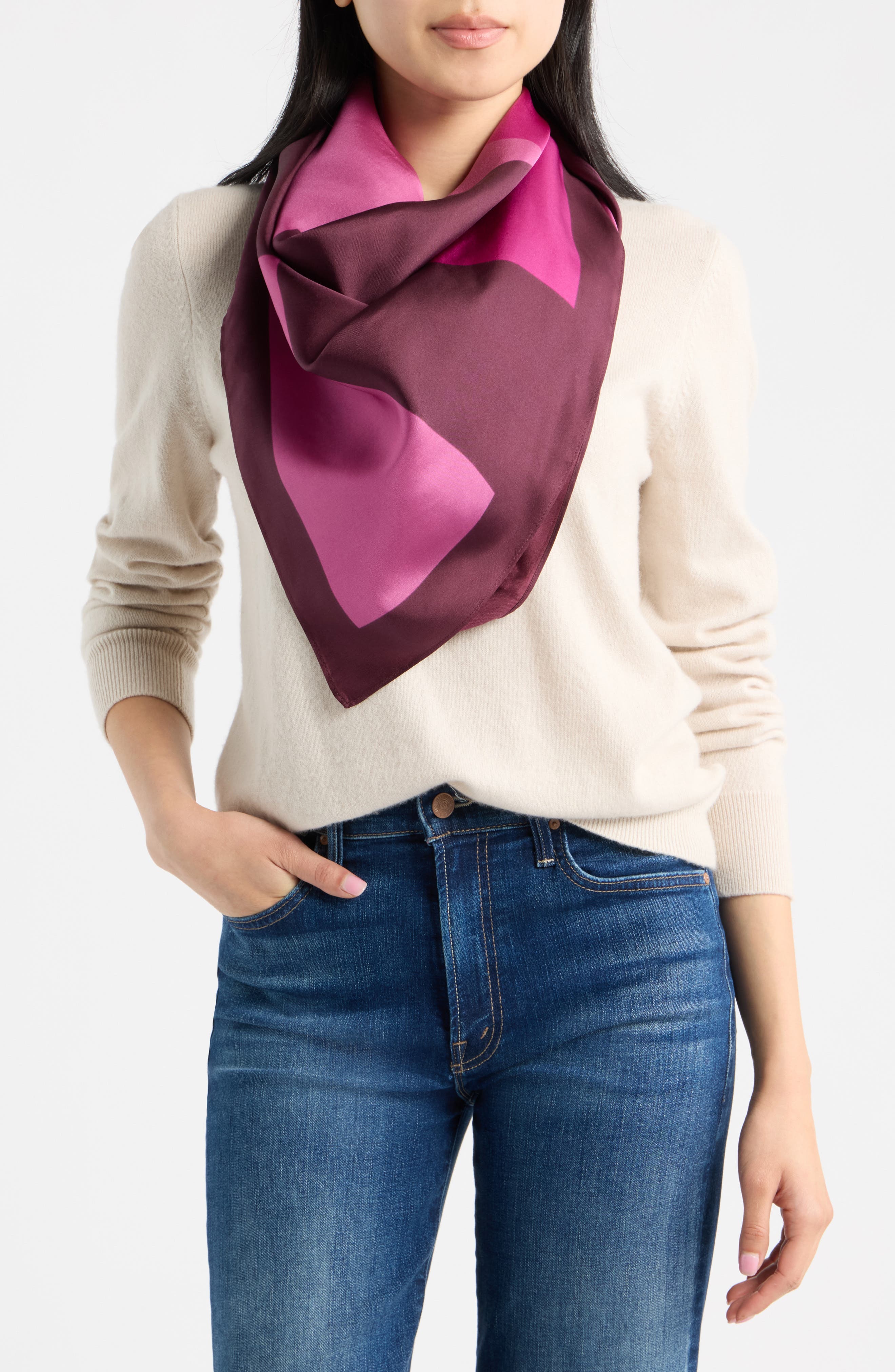 FUCHSIA ABSTRACT SHAPES