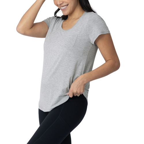 Kindred Bravely Everyday Nursing & Maternity Top In Gray