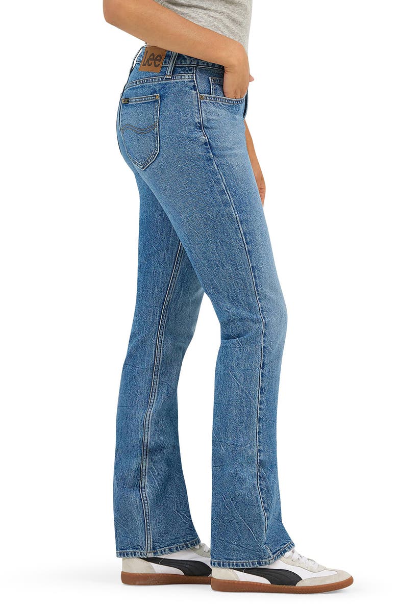 Lee The Boot High Waist Bootcut Jeans, Alternate, color, Future Friend