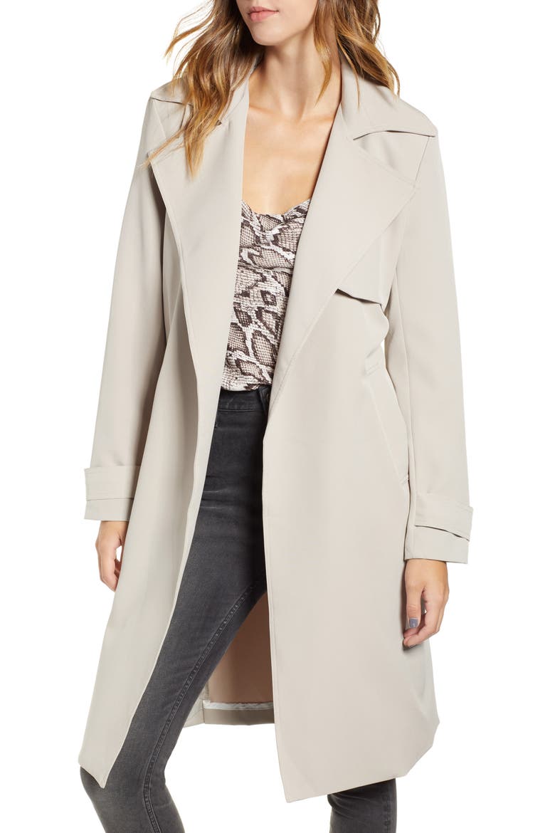 Prima Trench Coat, Main, color, KHAKI