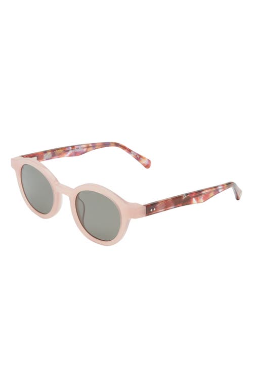 Eyebobs Tv Party 44mm Small Round Sunglasses In Pimrose Pink Pink