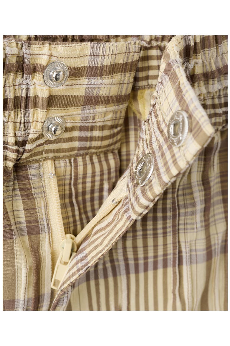 Jollie Shorts, Alternate, color, YELLOW/ BROWN
