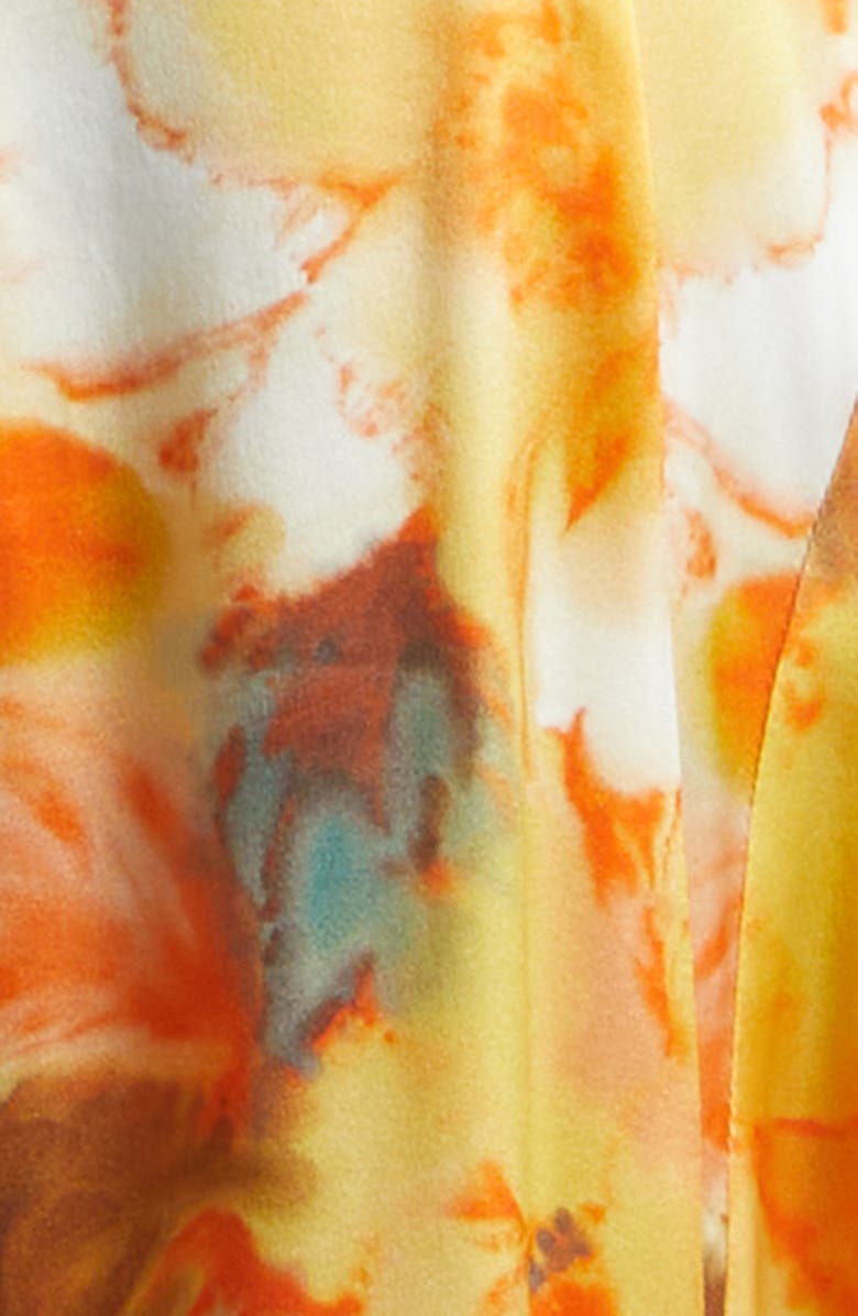 Cinq à Sept Betty Floral Print Cocktail Dress, Alternate, color, Smoke Sand Multi