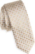 BOSS Neat Medallion Silk Blend Jacquard Tie