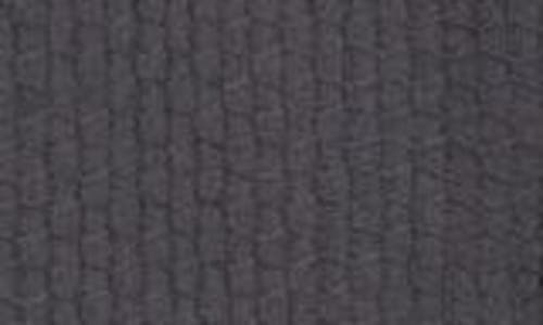 Dark Seas Textured Short Sleeve Cotton Button-up Shirt In Gray