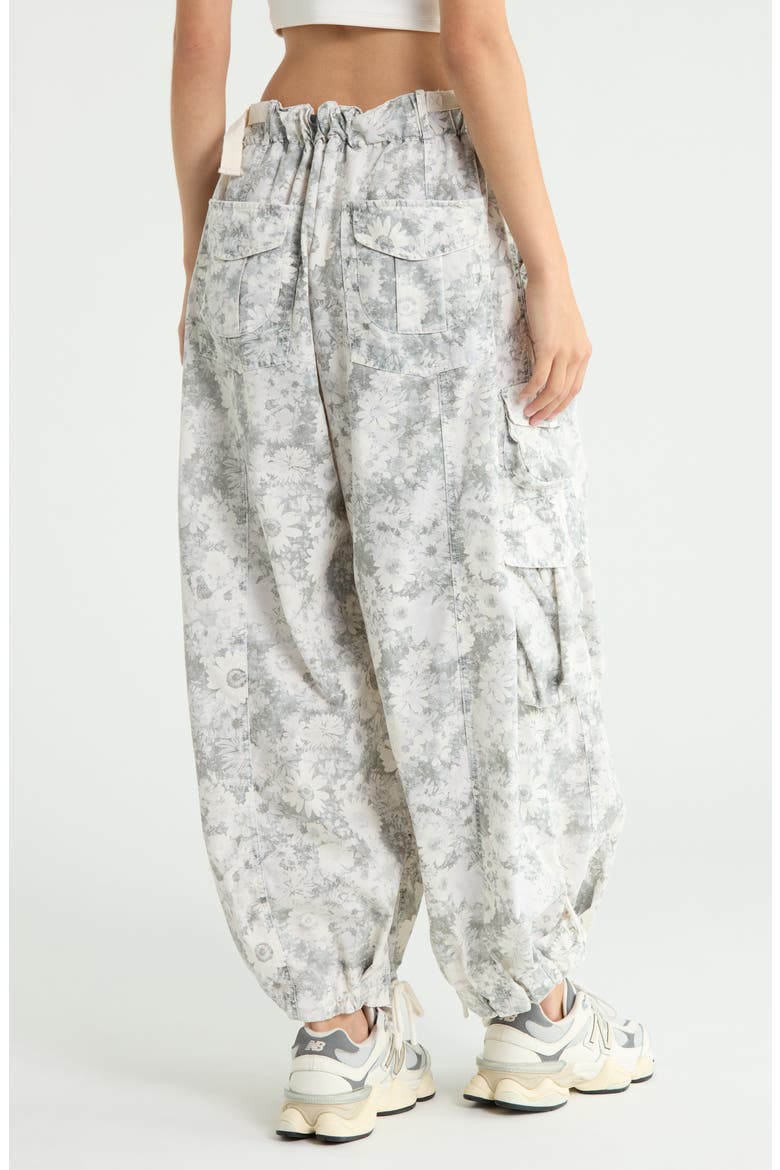 Charmer Floral Cotton Blend Utility Pants, Alternate, color, CAMO FLORAL IVORY