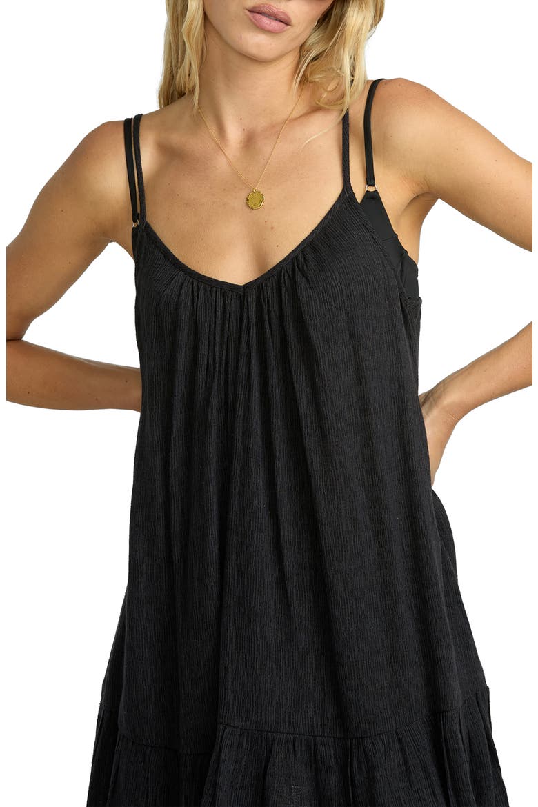Beach Vibes Cover-Up Dress, Alternate, color, BLACK PEBBLE