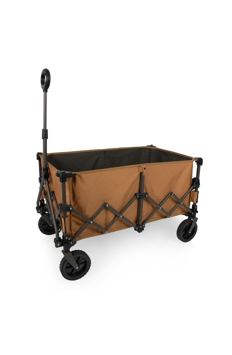 Oniva Wilderness Collapsible Folding Wagon, Main, color, Brown & Gray