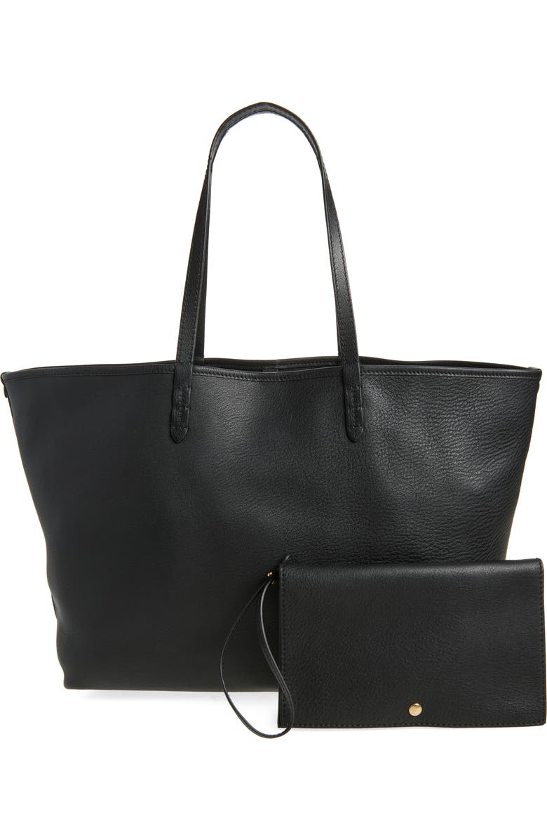 Burberry Medium Highlands Leather Tote, Alternate, color,