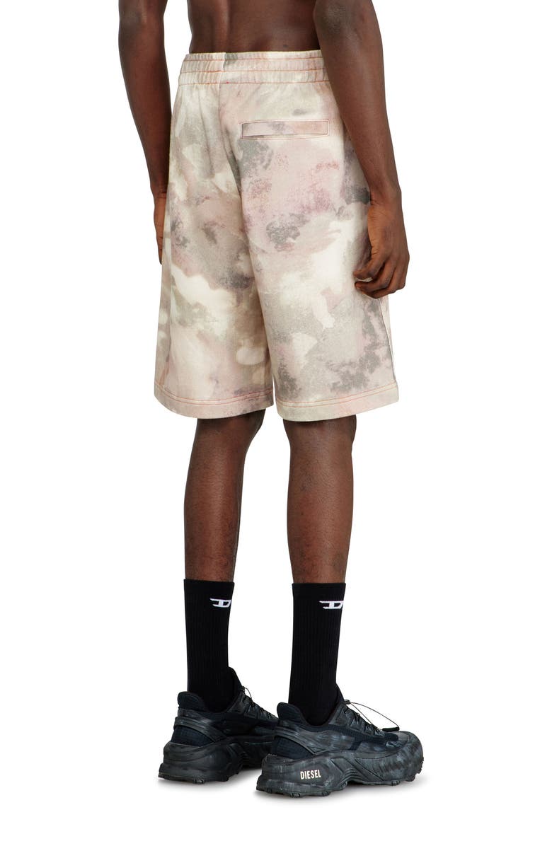 DIESEL<sup>®</sup> P-Crone-V1 Organic Cotton Fleece Sweat Shorts, Alternate, color, Green