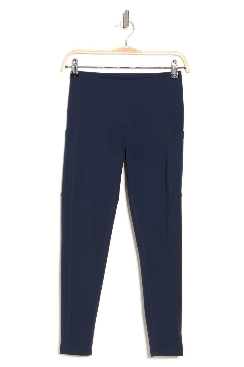 Perform High Waist Pocket 7/8 Leggings, Alternate, color, NAVY SAPPHIRE