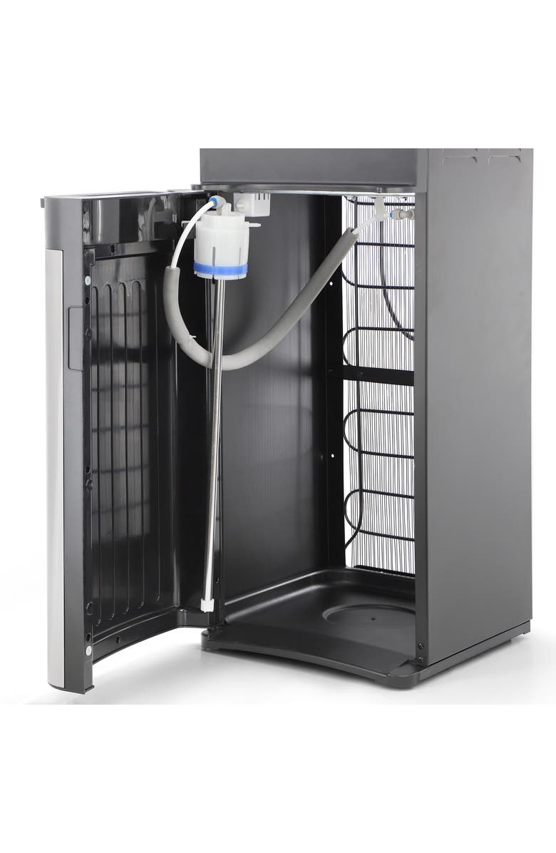 Megachef 5 Gallon Hot, Room Temp and Cold Water Bottom Load Water Dispenser, Alternate, color, Black
