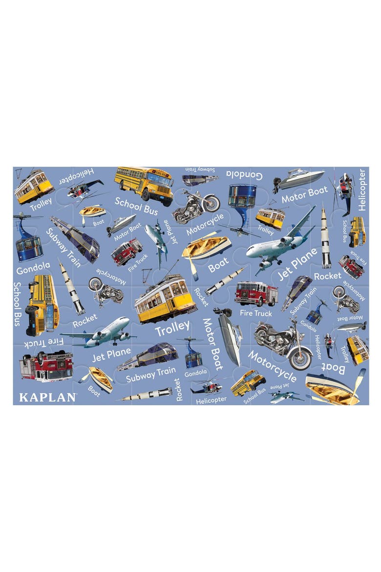 Real Photo 24-Piece Floor Puzzles - Set of 4, Alternate, color, Multicolor