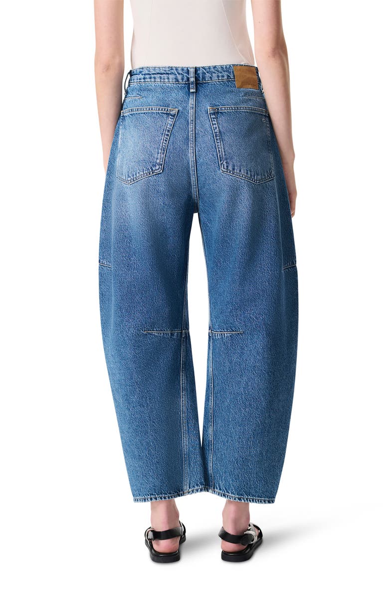 rag & bone Charlie High Waist Crop Barrel Jeans, Alternate, color,
