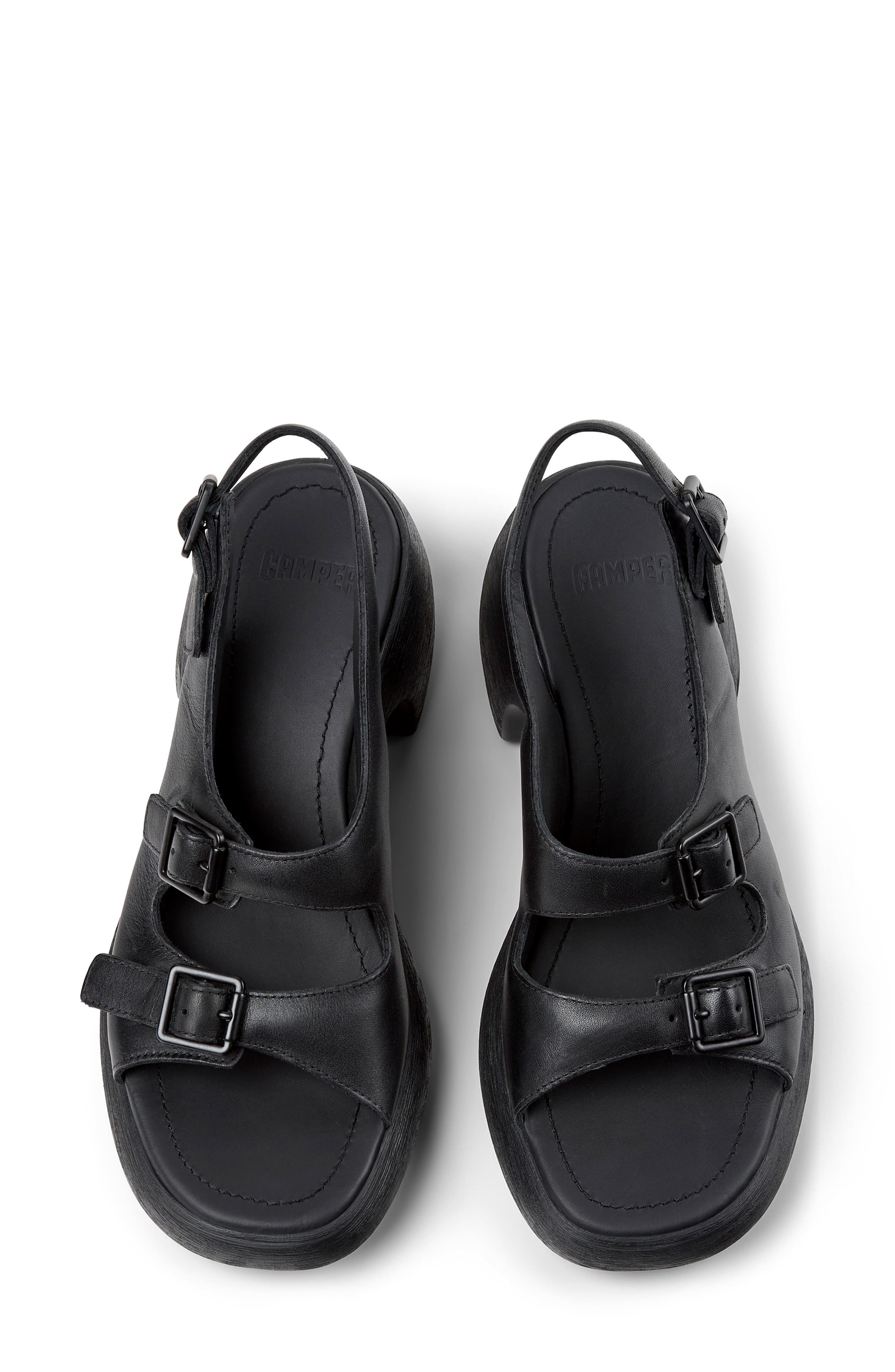 Camper Thelma Slingback Sandal, Alternate, color, Black