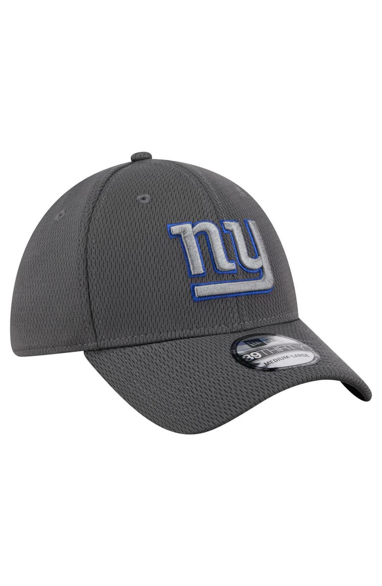 New Era Men's New Era Graphite New York Giants  Main 39THIRTY Flex Hat, Alternate, color, 