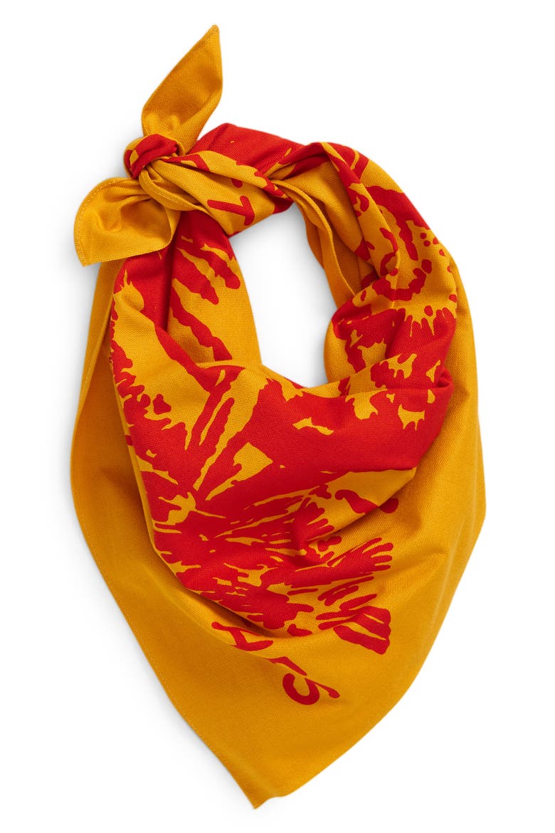 Elk Cotton Bandana, Main, color, GOLD