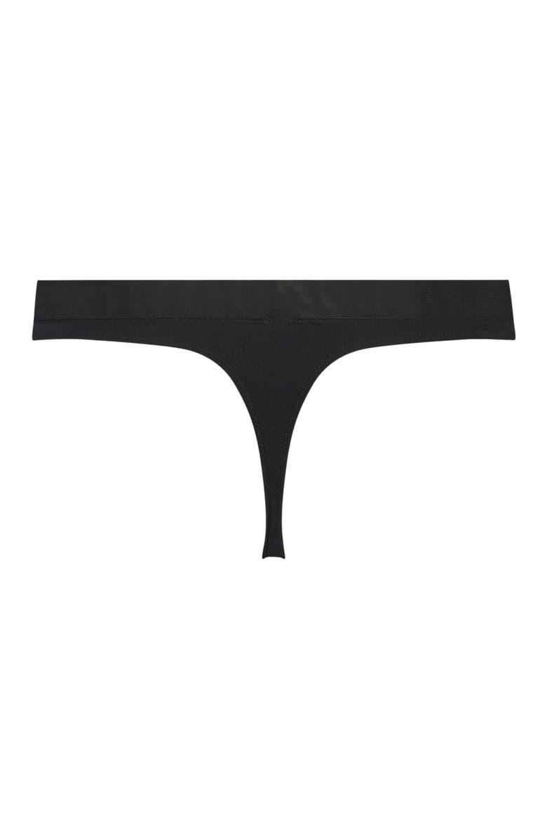 Hunkemöller Mesh Thong, Alternate, color, Caviar