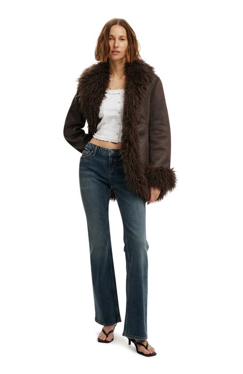 Cotton On Penny Lane Coat In Brown