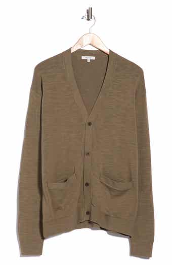 V-Neck Slub Cardigan
